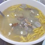 황도 바지락손칼국수 국수