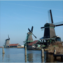 네덜란드 풍차마을 잔세스칸스 관광지 이미지