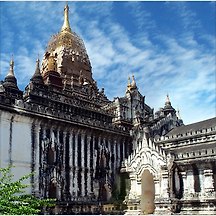 미얀마 아난다 사원 관광지 이미지