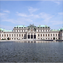오스트리아 벨베데레 궁전 관광지 이미지