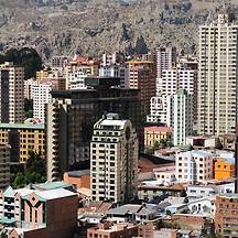 볼리비아 라파스 도시 이미지