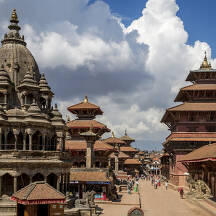 네팔 카트만두 도시 이미지